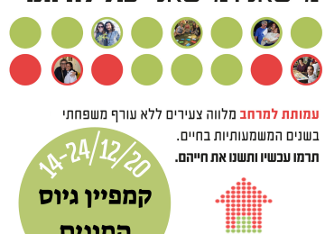 קמפיין גיוס המונים ראשון למען צעירי למרחב!