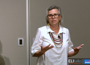 שולה מוזס בכנס הבינלאומי של Jewish Funders Network